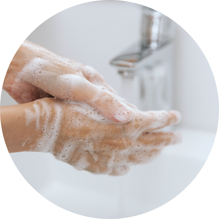 Step 3 — wash hands