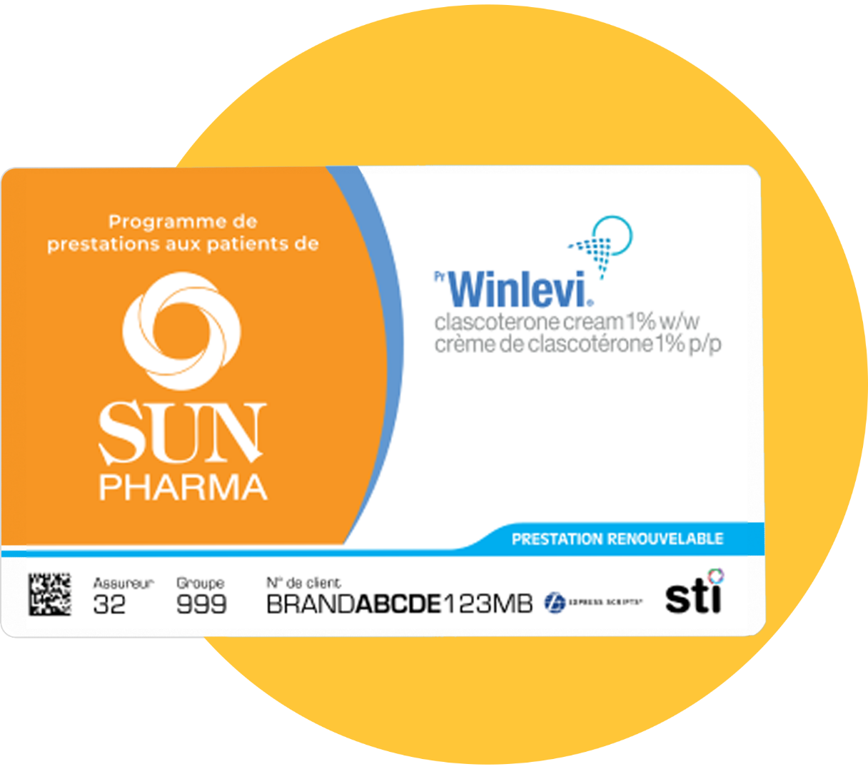 Carte Programme Prestations Sun Pharma